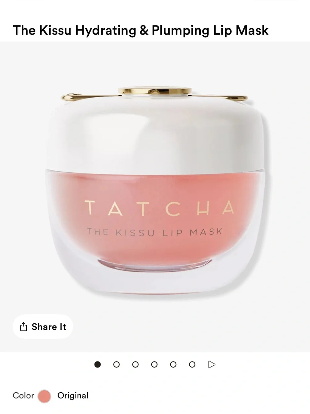 Tatcha Kissu Lip Mask